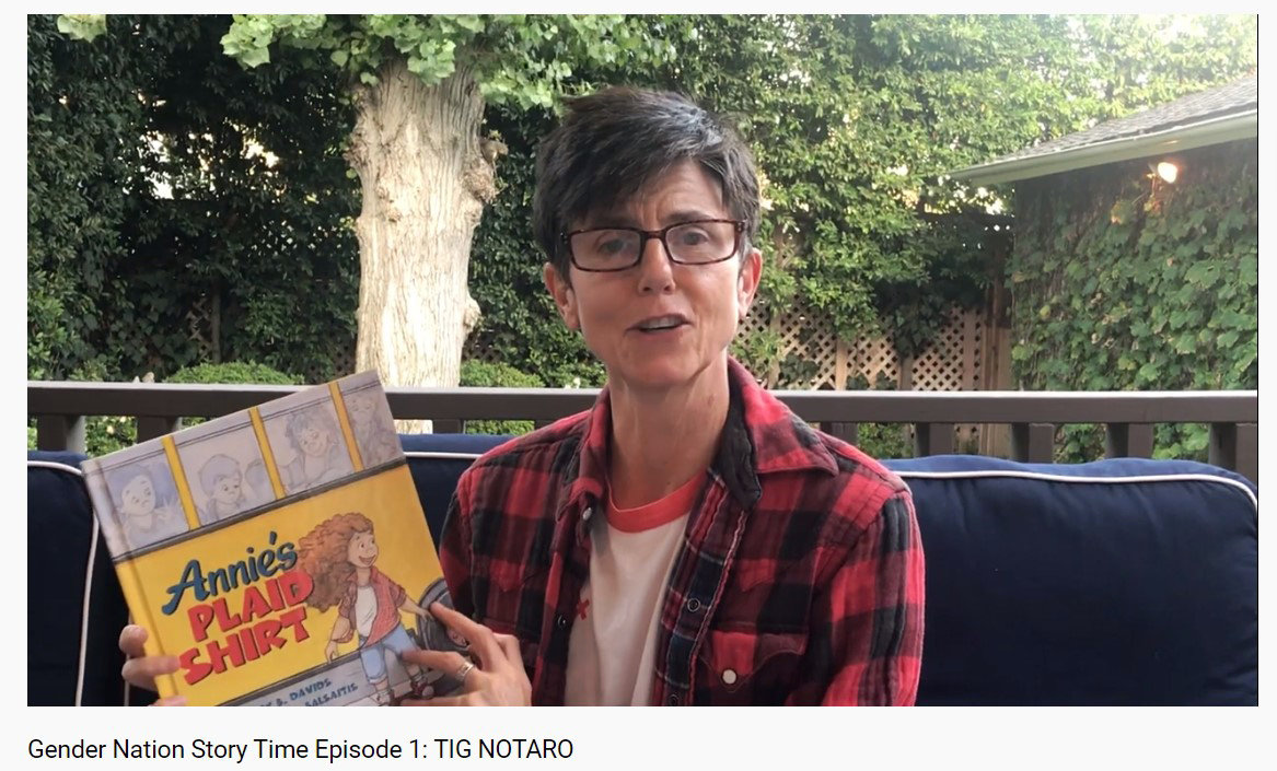 COMEDIAN TIG NOTARO READS ANNIE'S PLAID SHIRT