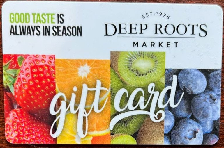 Memo to Coop Gift Card Holders Deep Roots Market Greensboro's