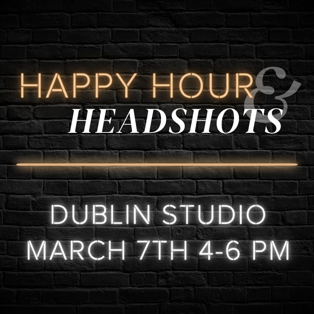 Happy Hour & Headshots Dublin Studio March 7 Peters Photography