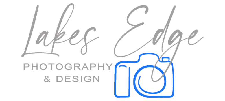 Lakes Edge Photography & Design Logo
