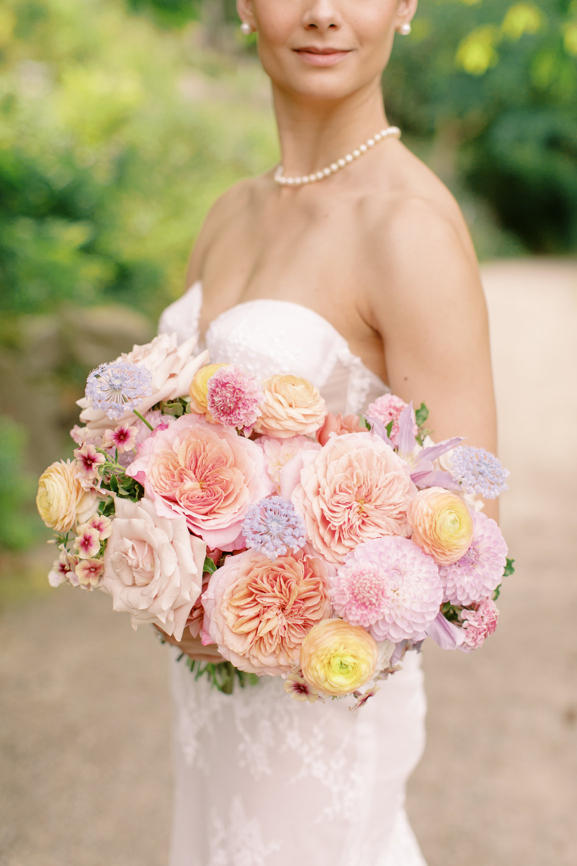 Pink Rose Wedding Bridal Bouquet