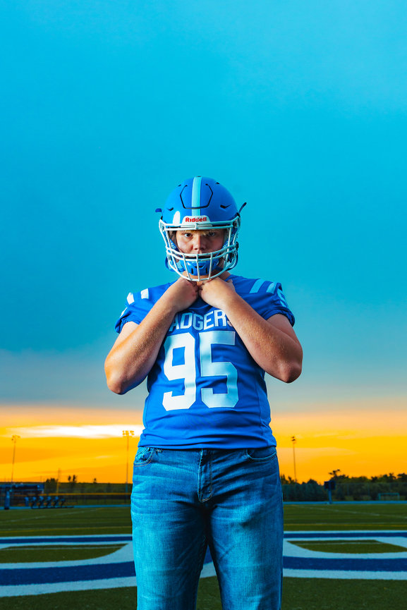Omaha High School Senior Football Lineman