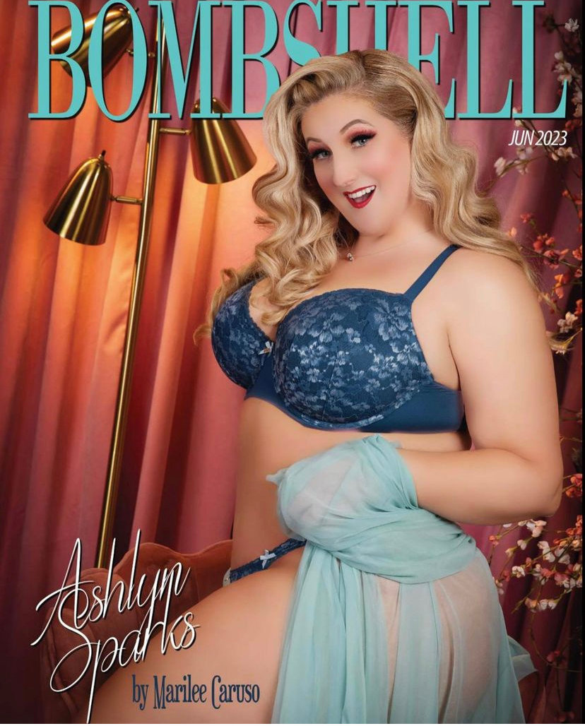 Ashlyn Sparks on the cover of Bombshell's June 2023 issue