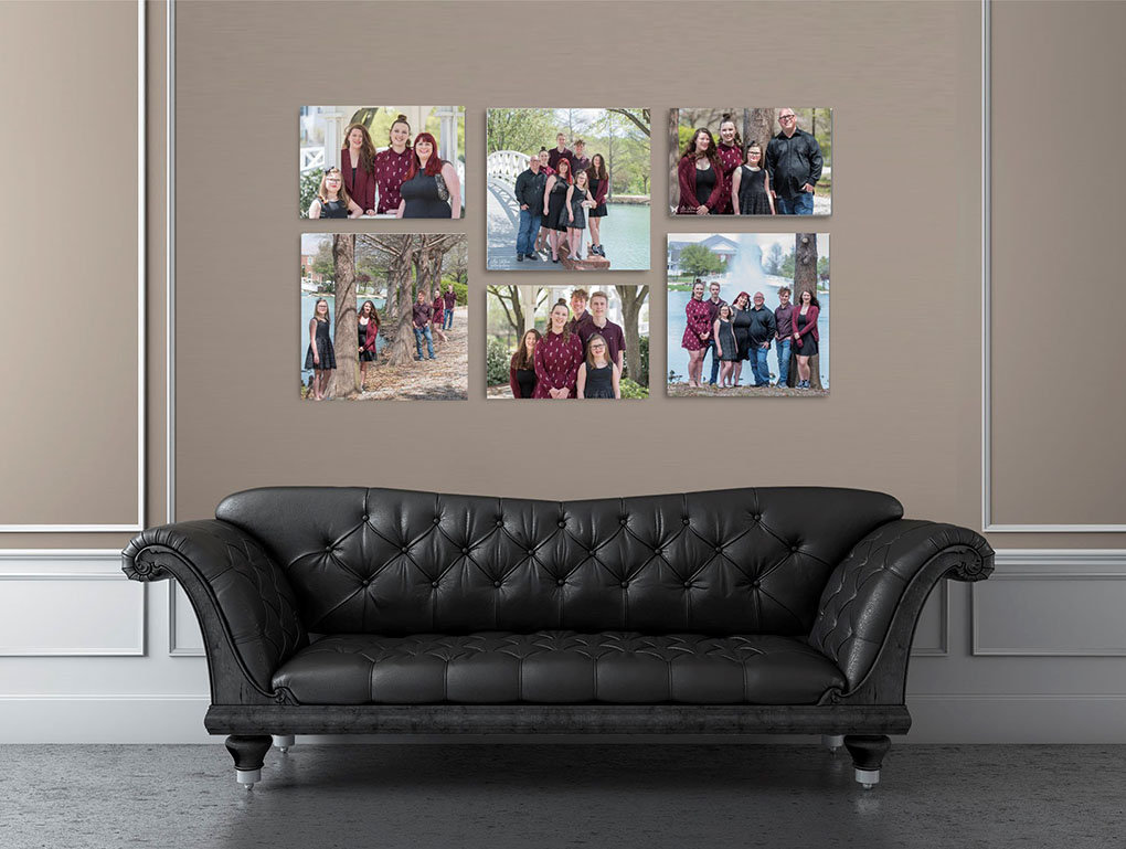 family pictures, Family Photography - Canvas Wall Grouping