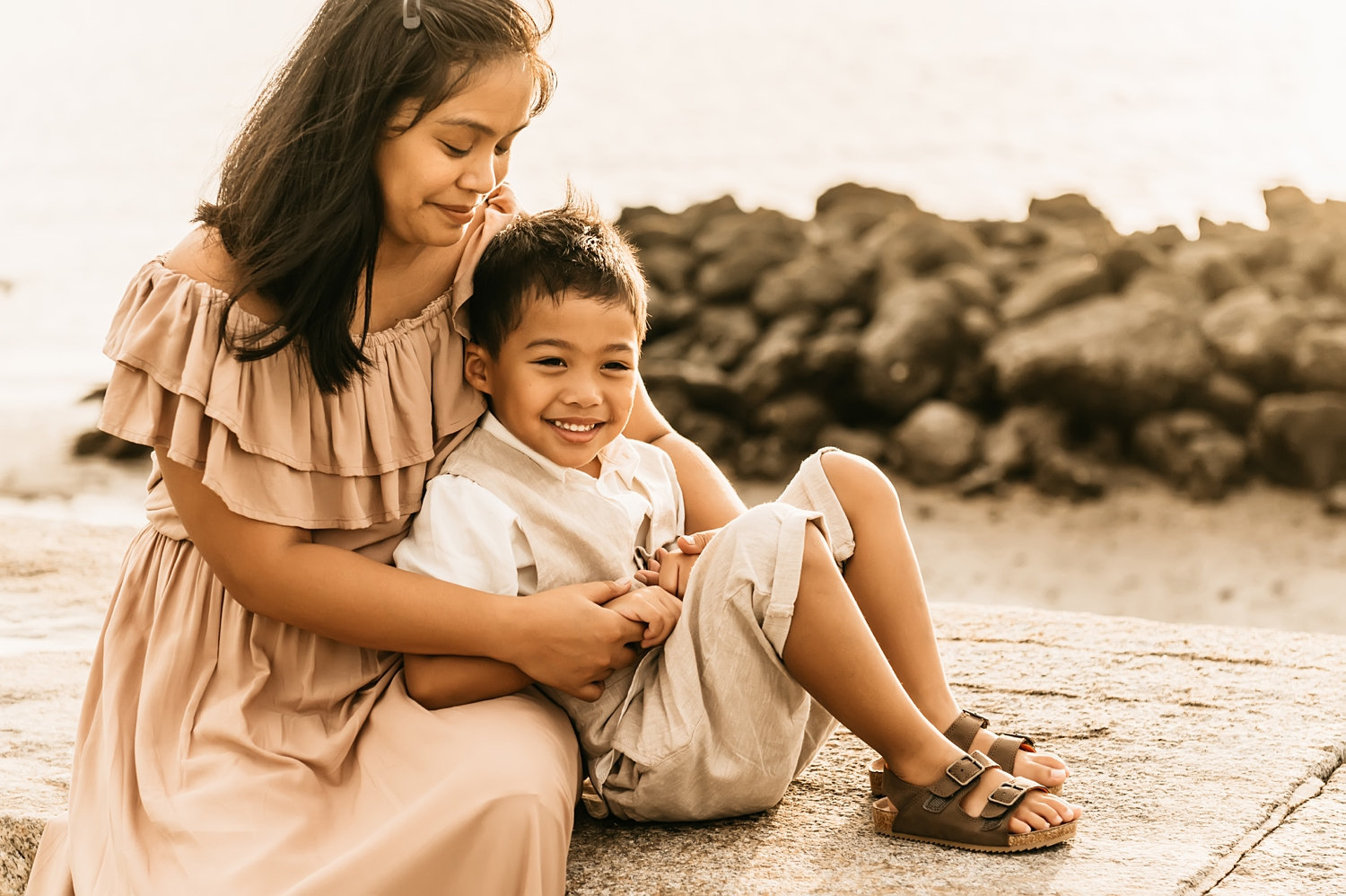 mom and son portrait, St. Augustine family photography, Rya Duncklee